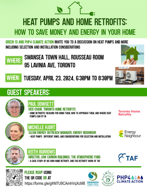 Heat Pumps and Home Retrofits: How to Save Money and Energy in Your Home event poster